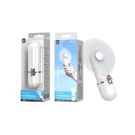 ONEPLUS MINI HANDHELD FAN NR9116 BL WHITE